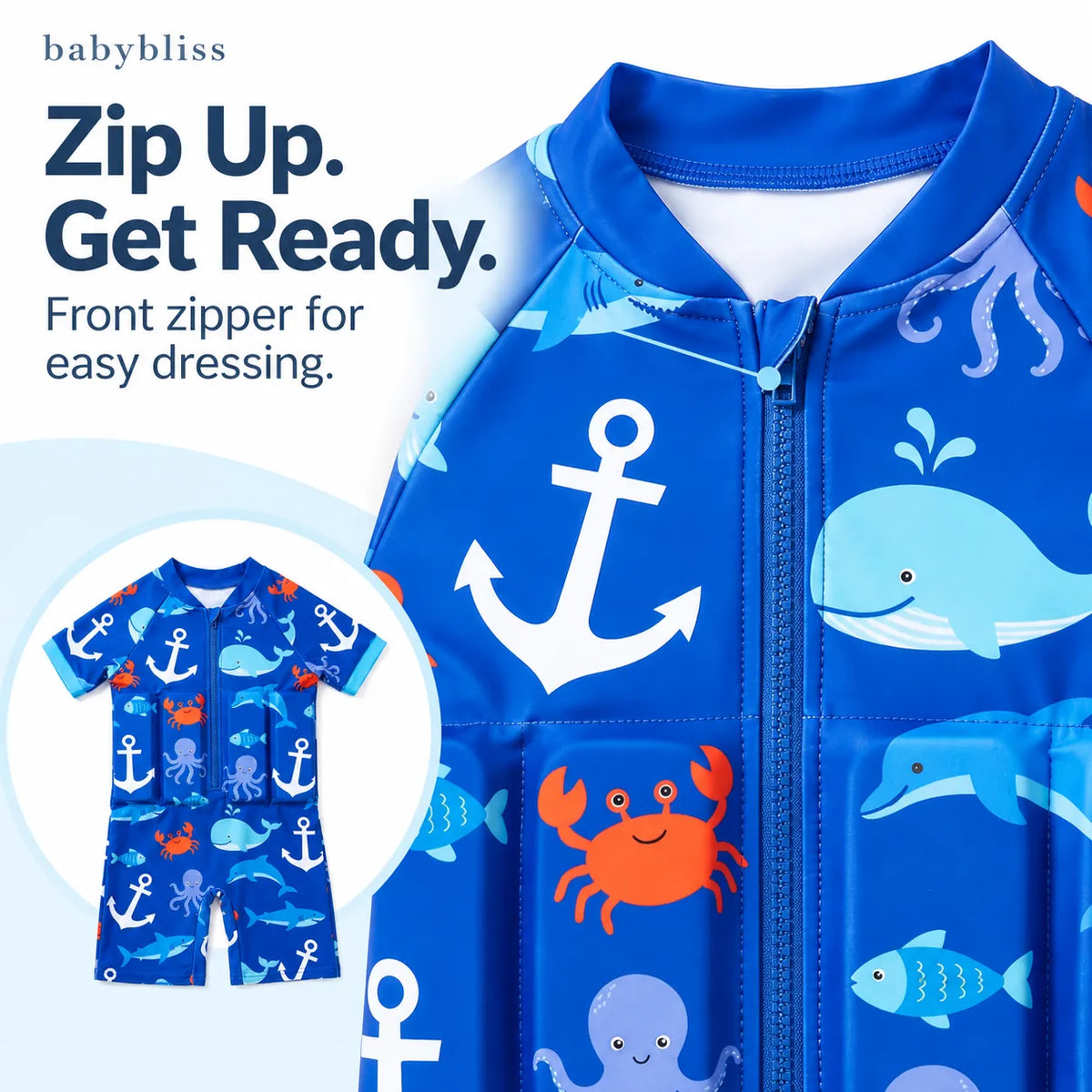 SwimBloom – Kids Learn-to-Swim Float Suit