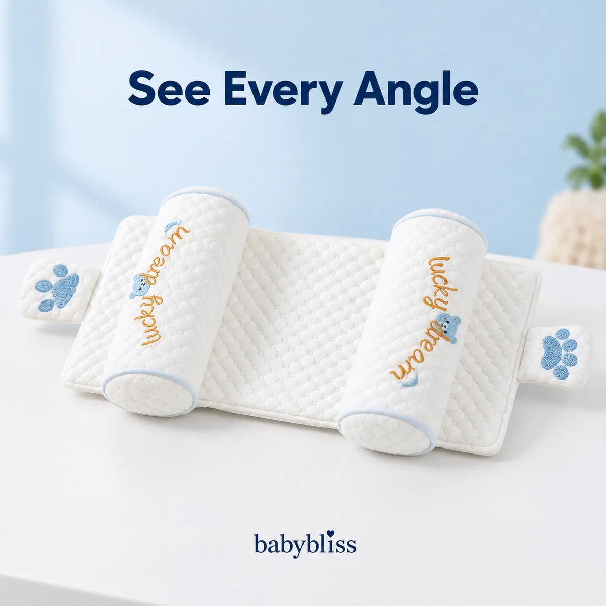 CuddleNest – Newborn Support Pillow