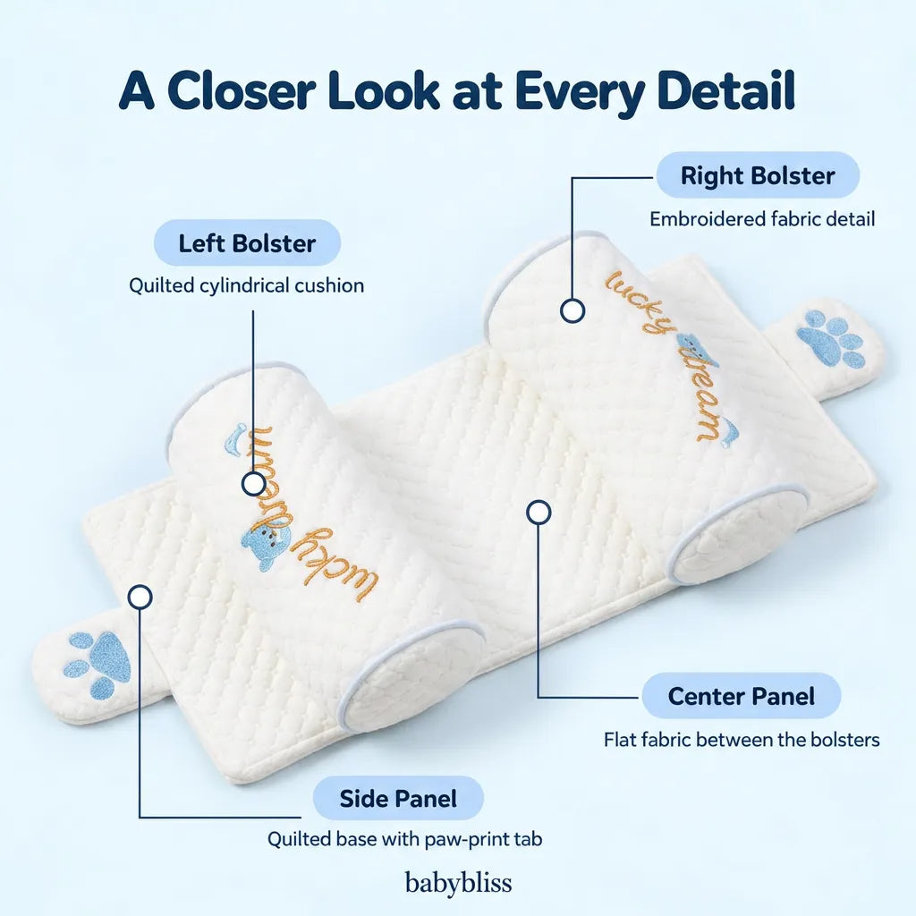 CuddleNest – Newborn Support Pillow
