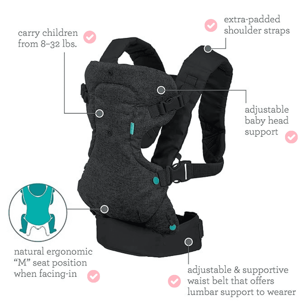 SnuggleStrap | Newborn & Toddler 4-in-1 Carrier